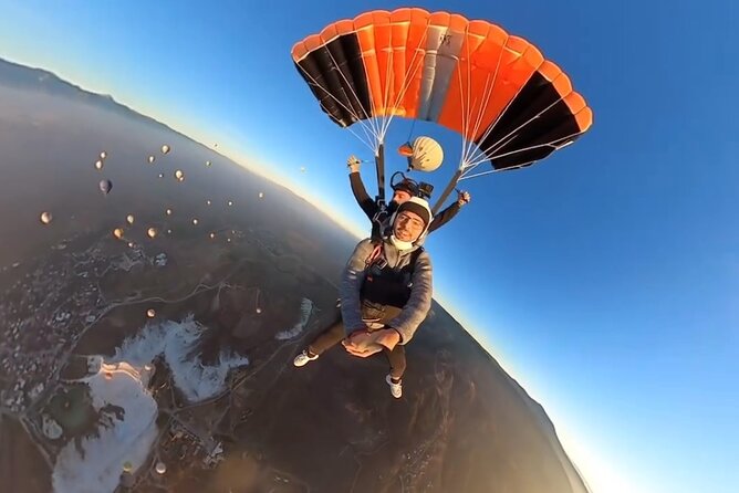 Tandem Skydiving at Pamukkale, Turkey