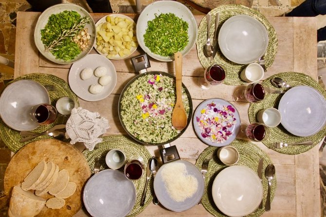 Traditional Italian Cooking Class on a Sustainable Farm Using Foraged Wild Herbs