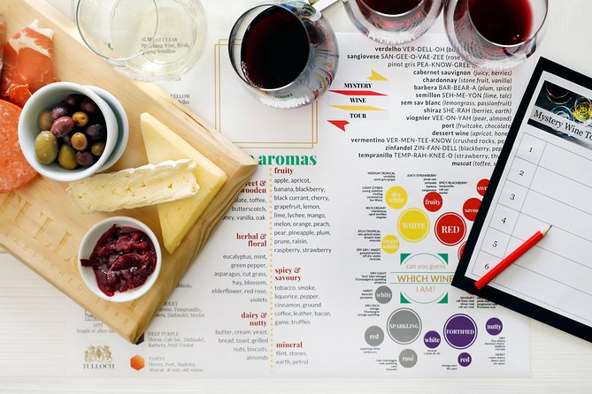 Tulloch Wines- Mystery Wine Tasting Experience With Local Cheese and Charcuterie