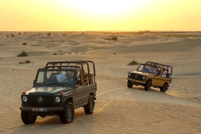 Vintage G Class Morning Heritage Safari in Al Marmoom Oasis Dubai