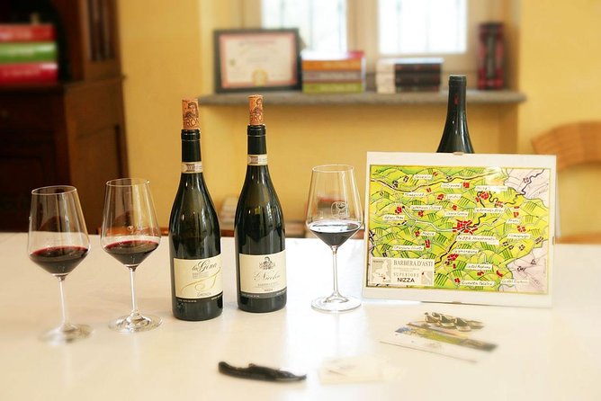 Visit Among Vineyards and Wine Cellar With Wine Tasting in Nizza Monferrato