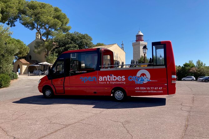Visit of Antibes Juan-Les-Pins by Convertible Bus