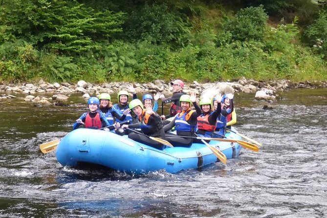 White Water Rafting on the River Tay and Canyoning From Aberfeldy