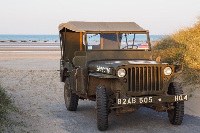 WW2 Jeep Tour Utah Beach Half Day
