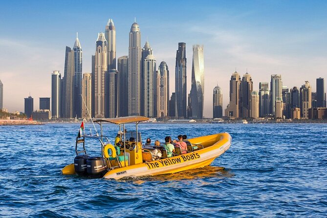 Yellow Boat Tour Dubai With Private Transfers - Tour Duration and Pickup Services