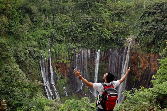 1 Day - Tumpak Sewu, Kapas Biru Waterfall, Goa Tetes Cave* Tour // 07:30 - 17:00