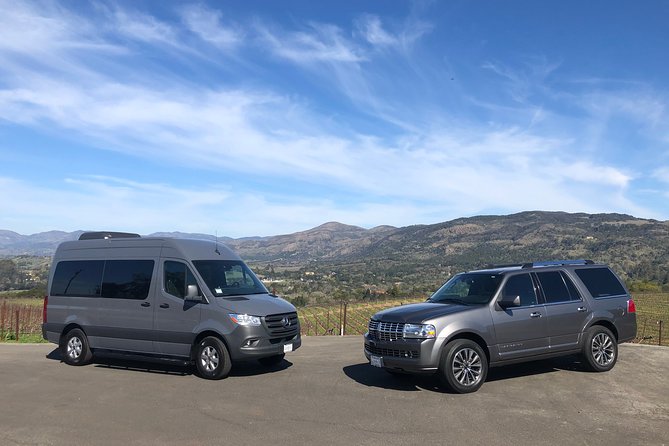 10 Passenger Luxury Sprinter Van Tour of Napa Sonoma Wine Country