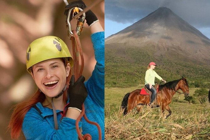Arenal Canopy and Horseback Riding Adventure - Tour Highlights