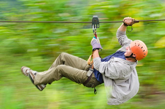 Arenal Volcano Canopy Tour, 50 Meters Rappeling and Hot Springs - Canopy Tour Highlights
