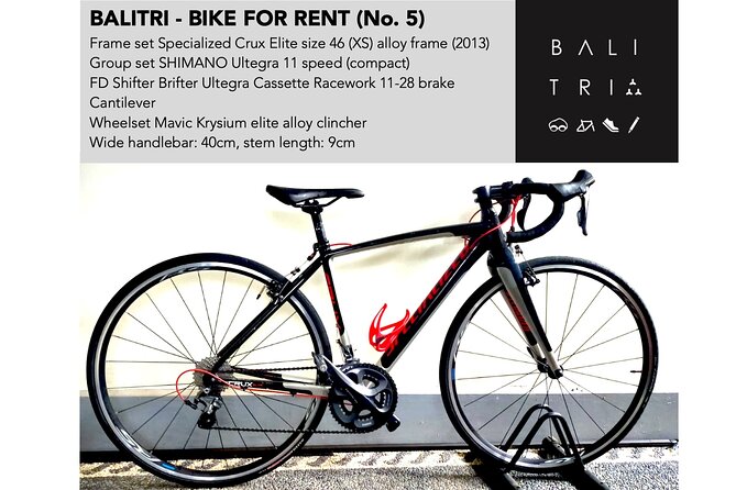 Bali Road Bike Hire / Rent - Booking Details and Availability
