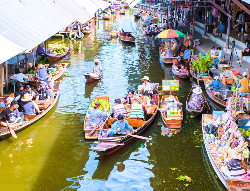 Bangkok: Damneon Saduak Floating & Train Markets Guided Tour - Activity Details