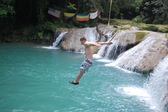 Blue Hole Plus Secret Falls and Dunns River Falls Combo From Runaway Bay Hotels - Excursion Highlights