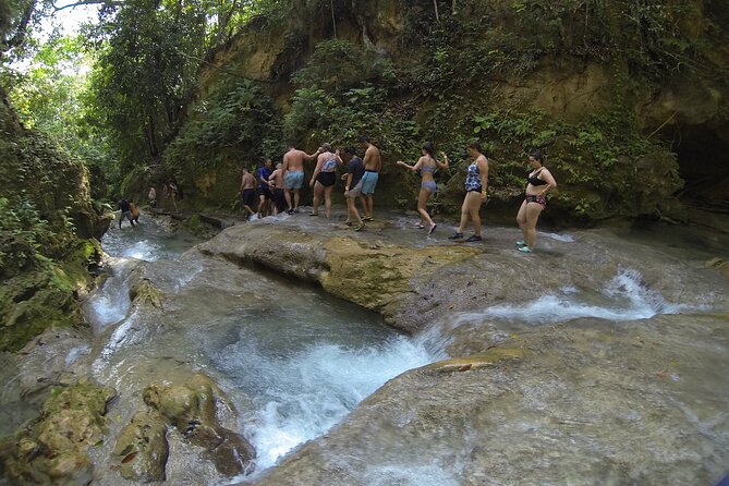 Blue Hole Secret Falls From Montego Bay * {Entry Fee Included } - Transportation Details