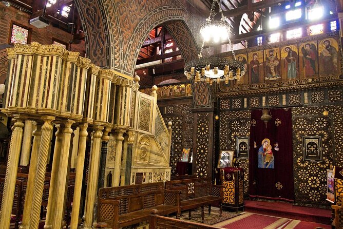 Cairo Combo Tour: Egyptian Museum, Sultan Hassan Mosque, Hanging Church and Souq - Tour Highlights