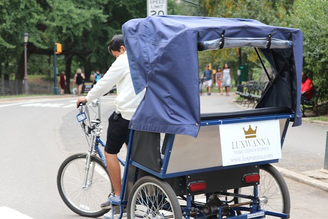 Central Park VIP Tour (All Park Tour up to 2 Hour With Unlimited Stops) Pedicab - Tour Highlights