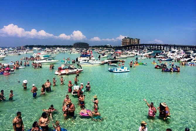 Choose 3-7 Hrs. Captained Pontoon Crab Island W/ Dolphin Cruise - Pricing and Booking