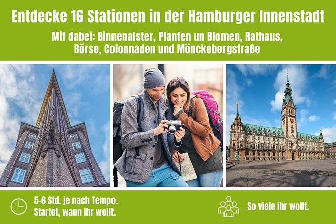 City Game Scavenger Hunt Hamburg City Center - Independent City Tour - Overview