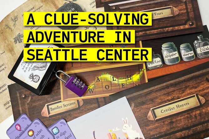 Clue-Solving Adventure Around Seattle - Overview and Whats Included