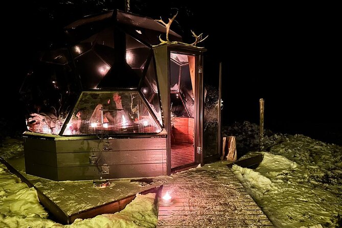 Glass Igloo Campfire Dinner Under Northern Lights - Overview of Glass Igloo Experience