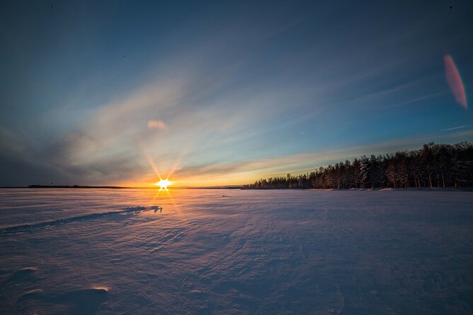 Ice Fishing on a Frozen Lake in Levi - Choosing the Right Location