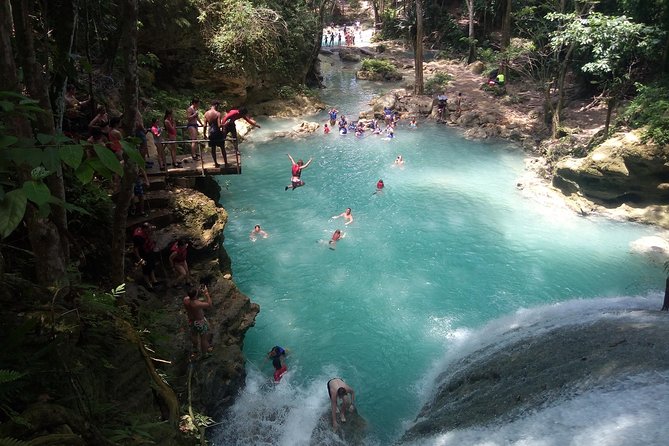 Irie Blue Hole Adventure & Bamboo Blu Beach Club Experience From Kingston - Pricing and Group Size