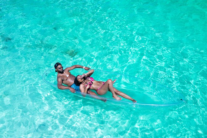 Island Love Stories: Turks & Caicos Clear Kayak Couple Portraits - Romantic Adventures on Turks & Caicos