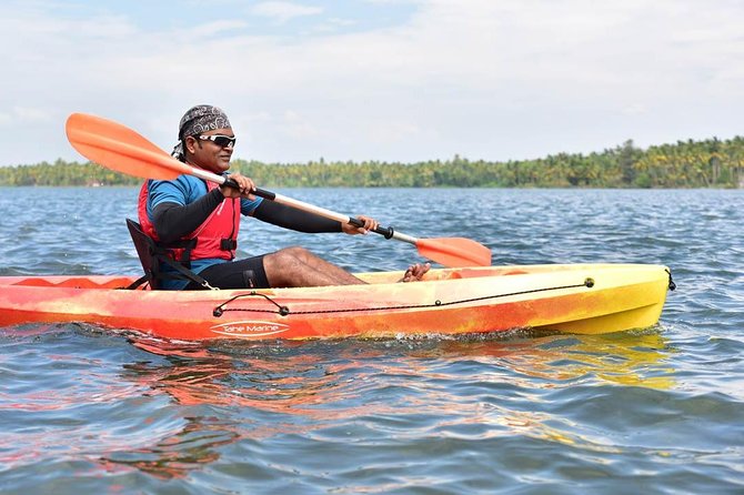 Kayaking to the Black Devil Snail Sandbar Island in Paravur Lake Near Varkala - Location and Meeting Point