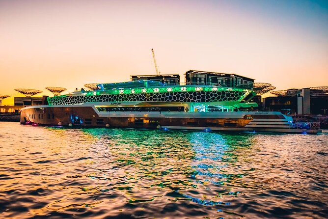 Lotus Mega Yatch Dinner Cruise Dubai With Transfers Optional - Pricing and Guarantee