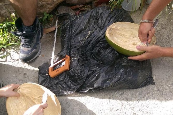 Make Your Own Wooden Bowl From the Fruit of Calabash, National Tree of St Lucia - Step-By-Step Process of Creating a Wooden Bowl From Calabash