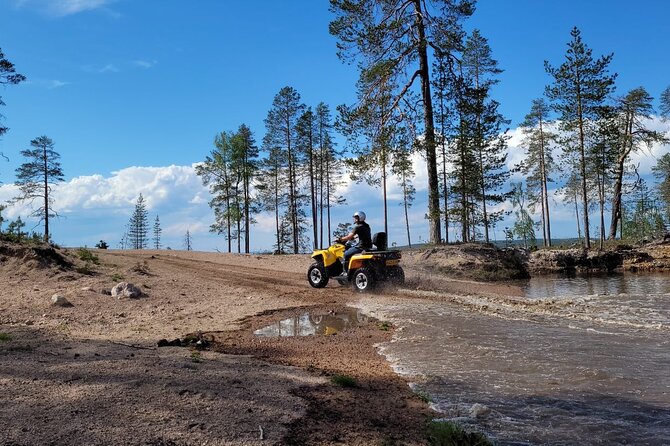 Midnight Sun ATV Ride During the Golden Hour From Rovaniemi - Laplands White Nights