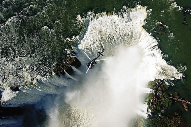 Panoramic Helicopter Flight Over Iguassu Falls - Unrivaled Views of Iguassu Falls