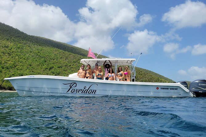 Private British Virgin Islands Full Day Charter 36 MV Poseidon - Overview and Inclusions