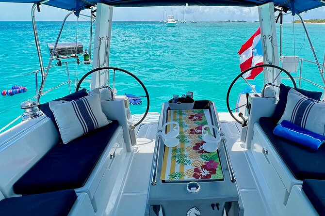 PRIVATE HALF DAY SAIL W Food and Bar Around Fajardo Puerto Rico - Inclusions