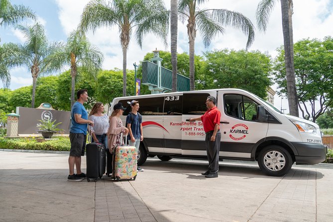 Private Van Airport Departure Transfer: Anaheim Resort to John Wayne SNA Airport - Service Details