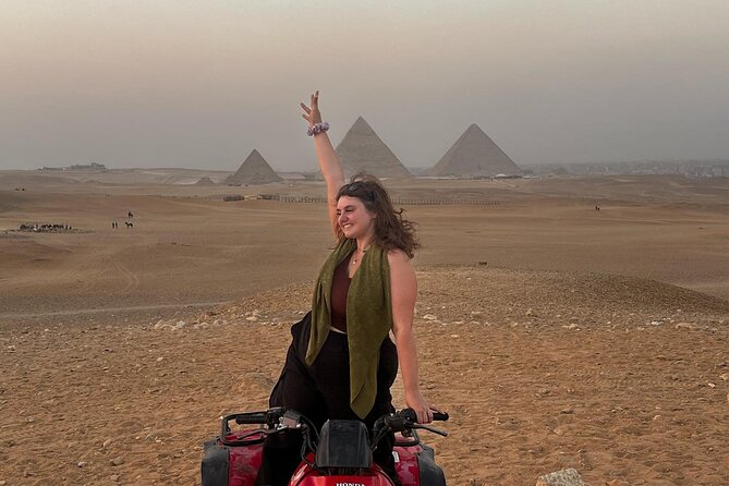 Quad Bike Trip At Desert of Giza Pyramids With Transfers and Drinks - Activity Highlights