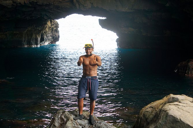 Ribeira Da Barca: Boat Trip to the Cave, Snorkeling and BBQ on the Beach - Pricing and Booking Details