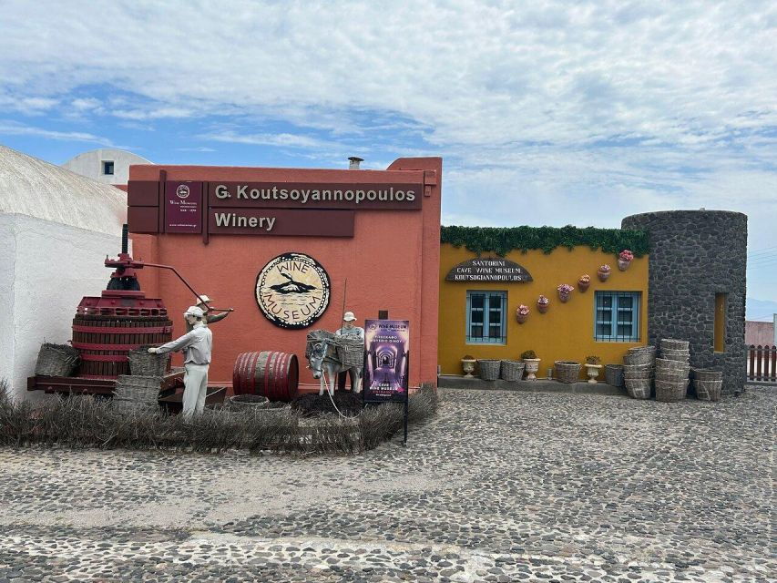 Santorini: 3 Wineries Visit With 9 Wines Premium Tasting - Wine Museum Koutsogiannopoulos