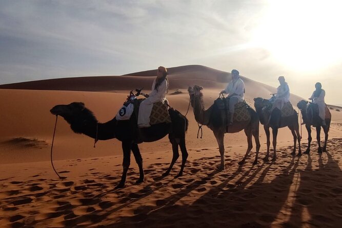 Sunset in Merzouga Sahara Desert & Camel Ride Erg Chebbi Dunes - Sunset Camel Trek in Merzouga