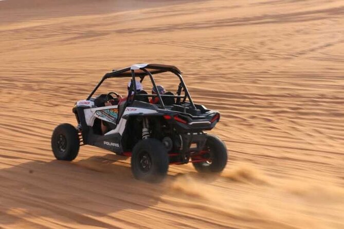 1 Seater Dune Buggy Desert Safari, Camel Ride and Sandboarding - Thrilling Sandboarding Adventure