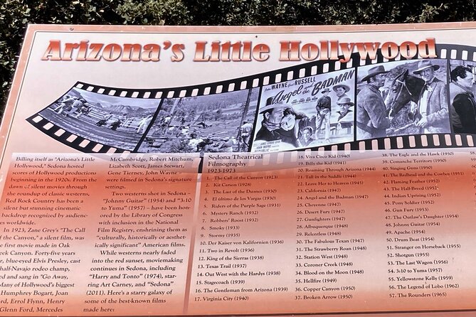 2 Hour Sedona Little Hollywood Private Tour - Meeting and Pickup