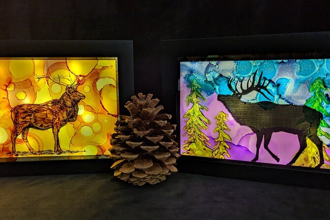 Alcohol Ink Light Boxes - Materials Required for the Activity