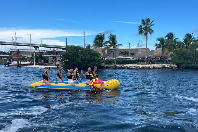 Banana Boat Raft Ride. Key Largo - Experience the Thrill of the Banana Boat Raft Ride