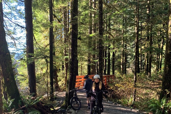 Bike/ E-bike North Vancouvers Seymour Demonstration Forest - Inclusions