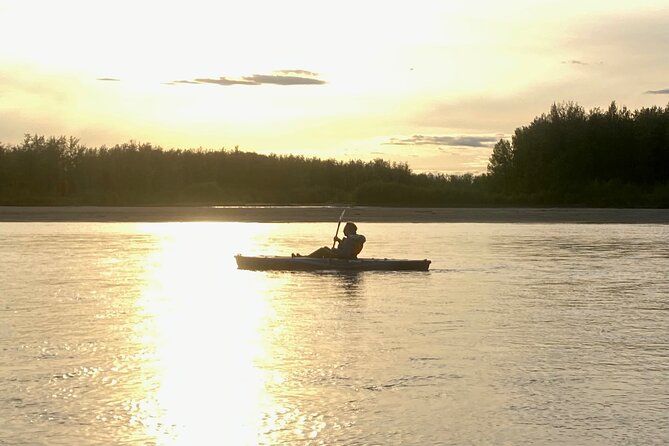 Celebrate Summer Solstice With a Paddle Under the Midnight Sun - Paddle at Knik Glacier