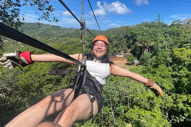 City Tour and Zip Line on the Lush Tropical Jungle in Roatan. - Zip Line Adventure Details