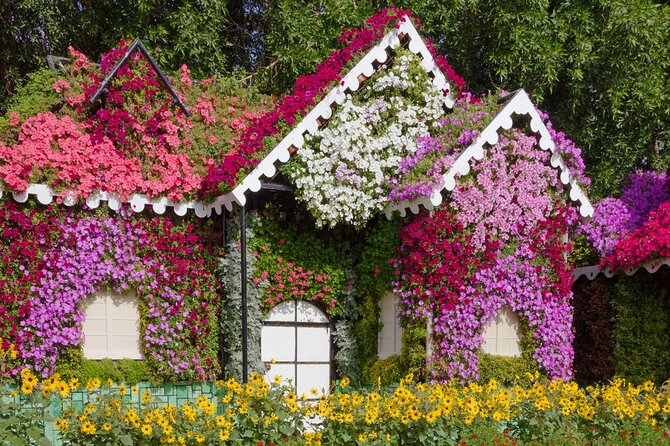 Dubai Miracle Garden and Glow Garden Tour With Pickup - Pickup and Transportation