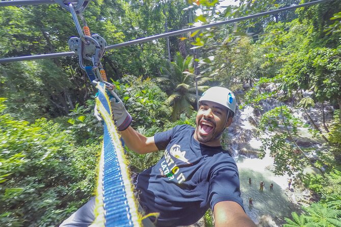 Dunns River Falls Climb, ATV, Horseback Ride & Swim, and Ziplines - Admission Ticket Included
