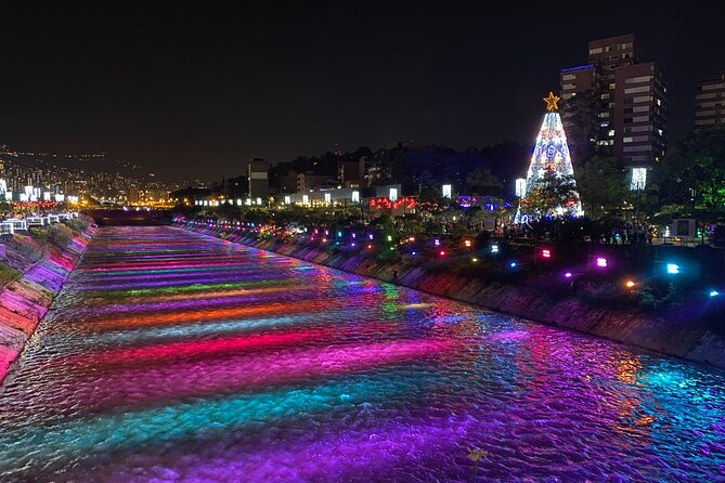 Festive Medellin Christmas Lights Tour Excites Visitors - Spectacular Light Displays
