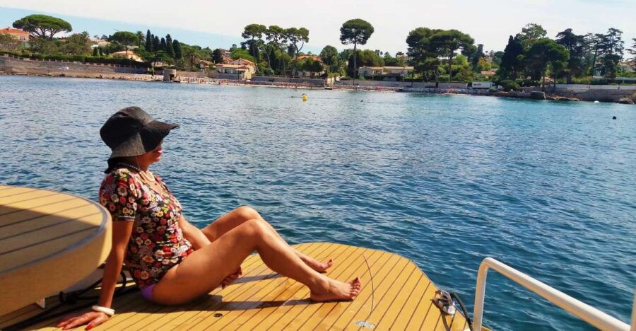 From Juan Les Pins: Private French Riviera Solar Boat Cruise - Good To Know