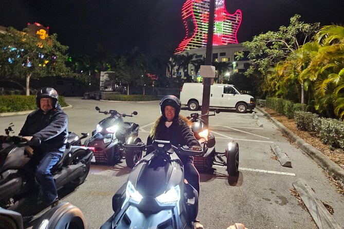 FT Lauderdale Motorcycle Websday & Night Tours - Meeting and Pickup